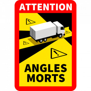 x320 Set 2 Stickere camion Unghi mort