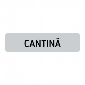 ABS163 Placa ABS 20x5 cm Personalizata (CANTINA)