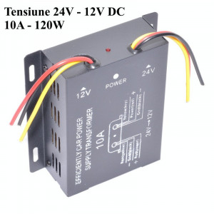 Convertor de Tensiune pentru Camioane de la 24V la 12V DC / 10A - Img 2