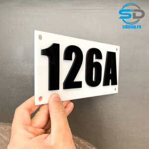 Placa Personalizata cu Nr de la casa - Img 2