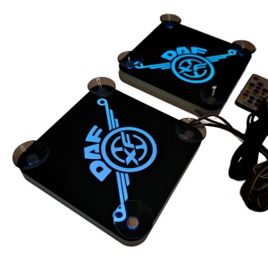 Set Embleme LED Interior D XF (2) – Modul Curcubeu, 15 Culori, 200 efecte dinamice, USB