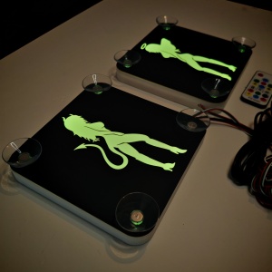 Set Embleme LED Interior INGER & DRACUSOR – Modul Curcubeu, 15 Culori, 200 efecte dinamice, USB - Img 11