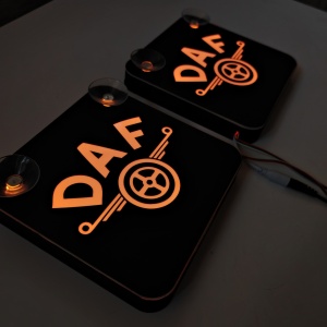 Set Embleme PLACI LED Dinamice, interior, D (2), 18x18 cm - Img 4