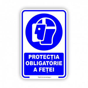 A189 Semn indicator, (protectia obligatorie a fetei), Tabla Aluminiu, Autocolant sau PVC