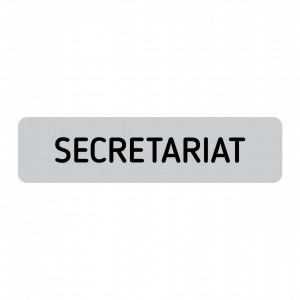ABS119 Placa ABS 20x5 cm Personalizata (SECRETARIAT)