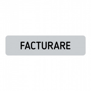 ABS134 Placa ABS 20x5 cm Personalizata (FACTURARE)