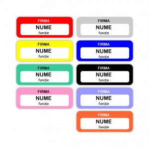 EC12 Ecuson Personalizat metalic 2.5x7cm cu sistem de prindere - Img 7