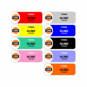 EC15 Ecuson Personalizat metalic 2.5x7cm cu sistem de prindere - Img 6