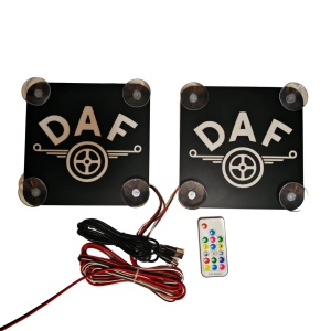 Set Embleme LED Interior Camion D – Modul Curcubeu, 15 Culori, 200 efecte dinamice, USB - Img 2