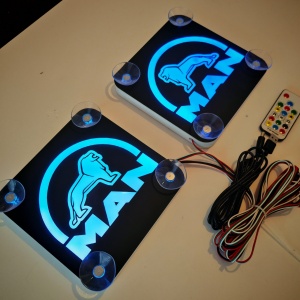 Set Embleme LED Interior MAN – Modul Curcubeu, 15 Culori, 200 efecte dinamice, USB - Img 5