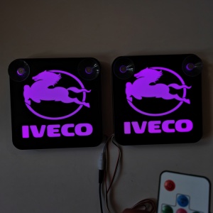 Set Embleme / PLACI LED Dinamice, interior, IVECO , 18x18 cm - Img 7