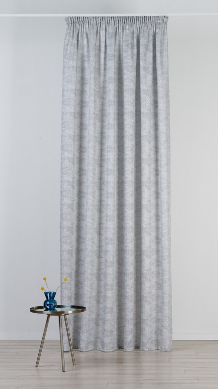 Draperie Mendola Interior, Gandia, 210x245 cm, poliester, argintiu
