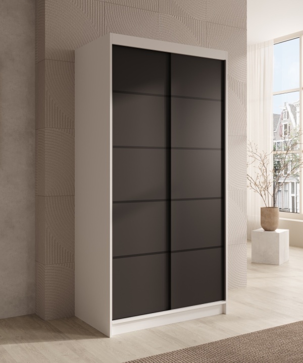 Dulap cu usi glisante, 100x58x200 cm, Verto 100, ADRK Furniture