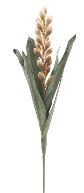 Floare decorativa din plastic si metal, ø 23 cm, Giallo Mauro Ferreti - Img 1