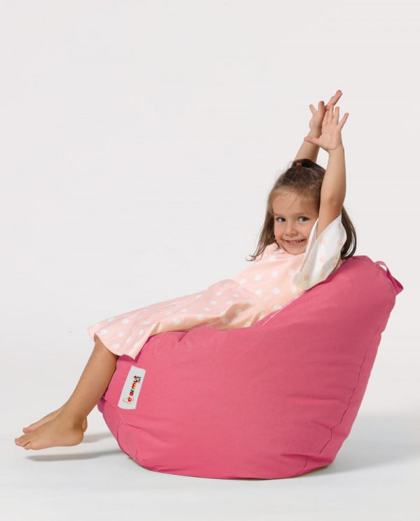 Fotoliu puf bean bag pentru copii, roz, 248FRN1165