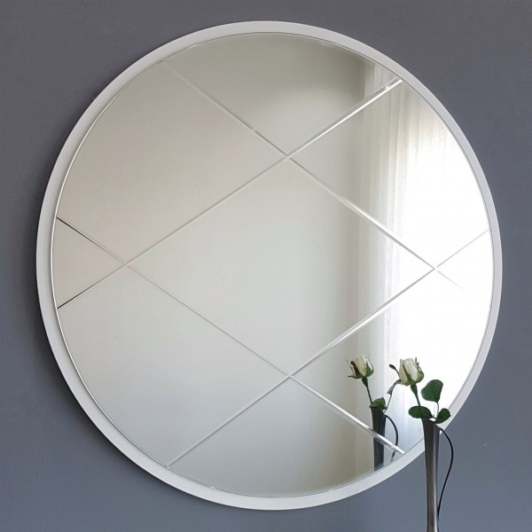 Oglinda decorativa A700, Neostill, 60 cm, argintiu