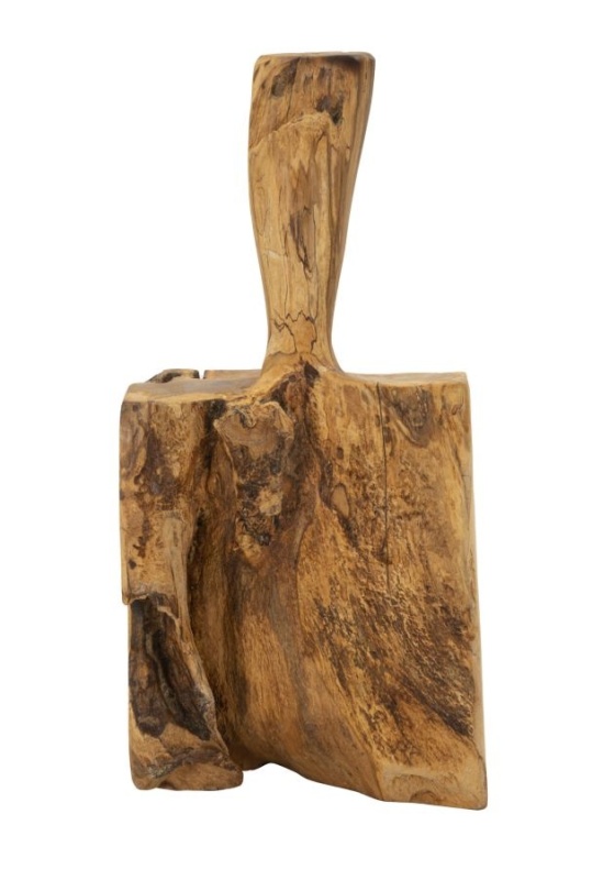 Opritor ușă din teak reciclat, 17X13X37 cm, Mauro Ferretti