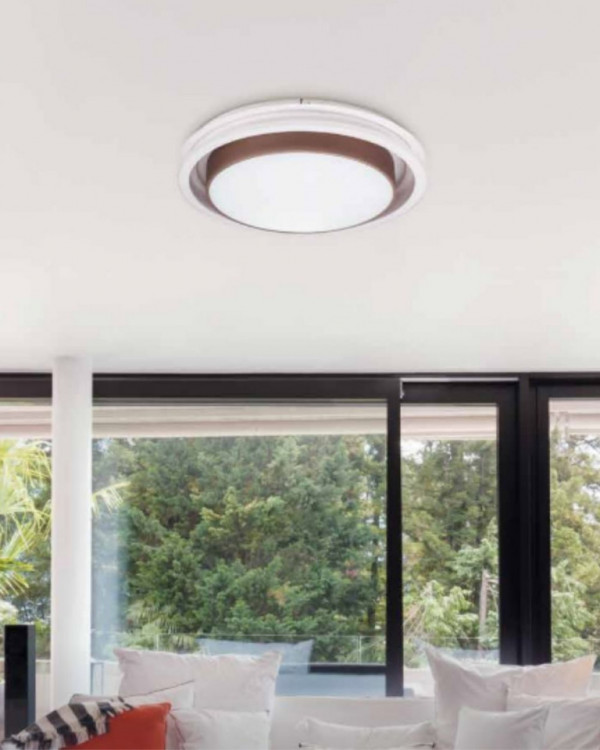 Plafoniera LED 70W, Alb/Maro, Core R, Kelektron