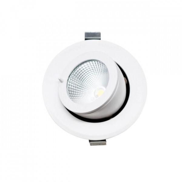 Spot incastrat LED COB Periscope, alb, Max 10W, lumina neutra, Kelektron