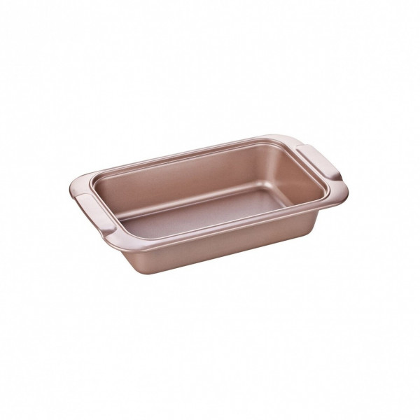 Tava de copt chec, Tescoma Delicia, 30 x 16 cm, inox, auriu - Img 1