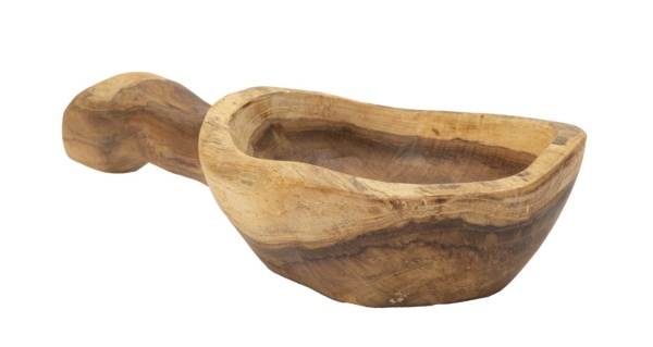 Tava pentru accesorii din lem de teak, 36x16x8 cm, Spoon, Mauro Ferretti