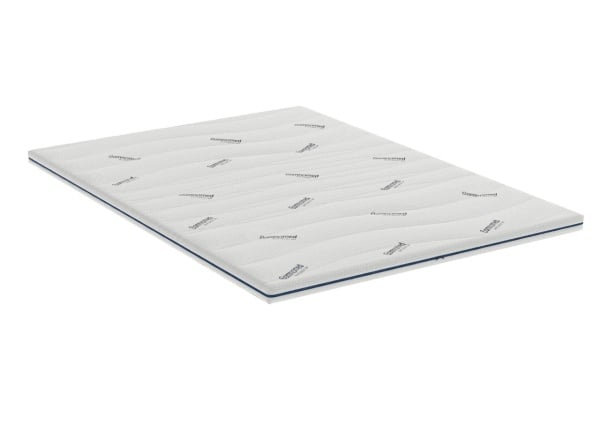 Topper 90x200, SomnoMed Antiacaria, pentru alergici, H 7cm, husa detasabila si lavabila