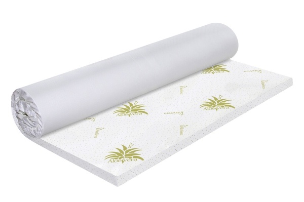 Topper saltea Green Future Aloe Vera Free Air Memory 160x200 cm