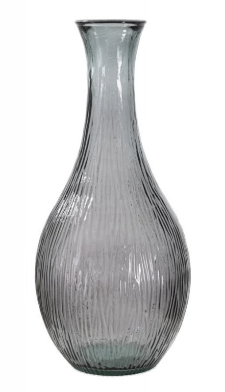 Vaza decorativa fumurie din sticla reciclata, ø 34 cm, Jarron Arabe Mauro Ferreti - Img 1