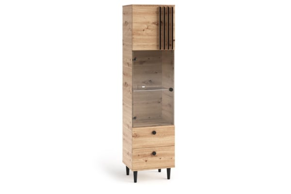 Vitrina inalta, 50x40x196 cm, LIVIA 05, ADRK Furniture