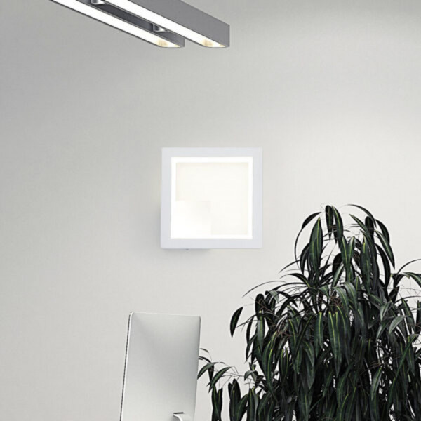 Aplica LED Frame, alb, lumina neutra, Max 16W, Kelektron