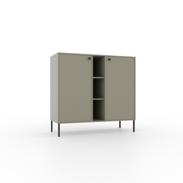 Comodă cu diua usi, 100x41x95, Tili System, ADRK Furniture