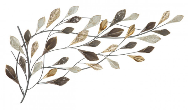 Panou decorativ multicolor din metal, 115,5x6x65 cm, Tree Branch Mauro Ferretti - Img 1