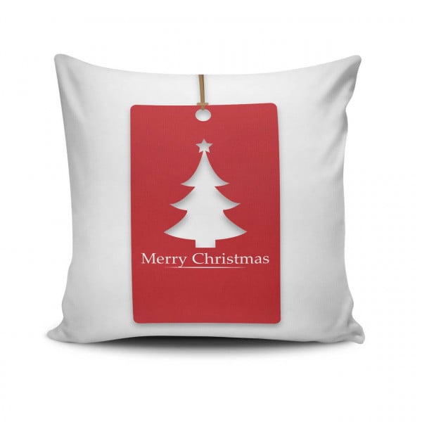 Perna decorativa NOELKRLNT-14, Christmas, 43x43 cm, policoton, multicolor