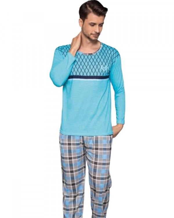 Pijama Barbati, Bumbac 100%, PB-30