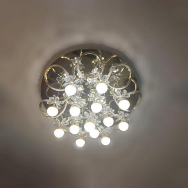 Plafoniera LED Nest, crom, Max 96W, lumina calda / neutra / rece, Kelektron