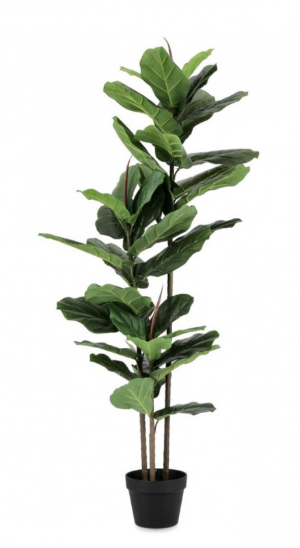 Planta artificiala decorativa cu ghiveci, 145 cm, Ficus Bizzotto - Img 1