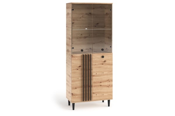 Vitrina inalta, 80x40x196 cm, LIVIA 06, ADRK Furniture