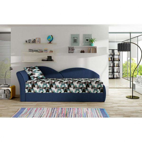 Canapea extensibila cu spatiu pentru depozitare, 218 x 80 x 77 cm, Aga L, Eltap