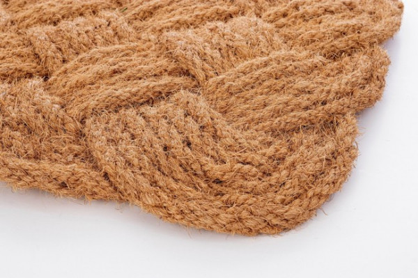 Covoras de intrare din fibre de Cocos, 60x40 cm, Treccia Bizzotto - Img 2