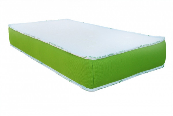 Saltea Green Future NATURE KIDS, 70x140 cm, husa cu fibre de bambus si structura cu spuma latex - Img 1