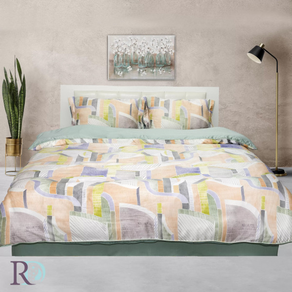 Set de lenjerie de pat, 100% tencel, multicolor, Roxyma Dream Paris