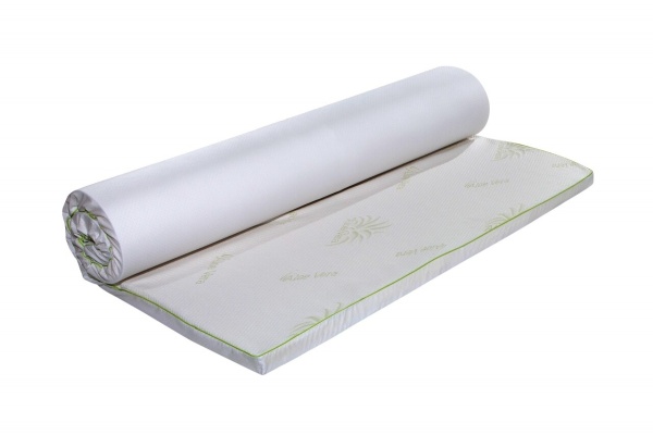 Topper saltea Aloe Vera Therapy Memory Arctic Gel 7 zone de confort, 140x200 cm