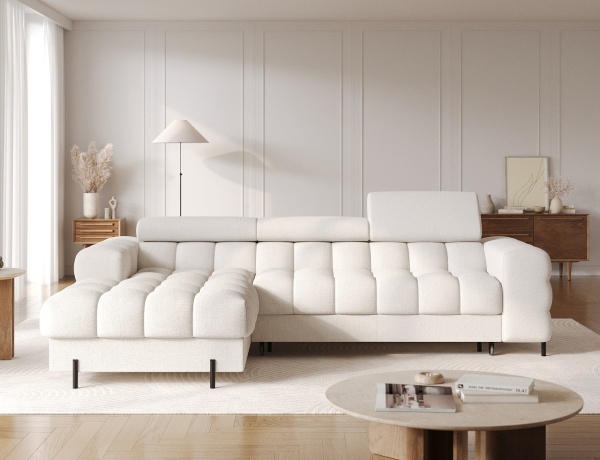 Coltar extensibil cu spatiu oentru depozitare, 285x181x93 cm, Felro L, Eltap