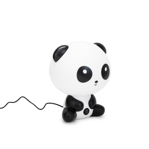 Lampa de veghe pentru copii Cute Pet Panda 1, 1x E14 / 7W / 12V, alb / negru, Kelektron