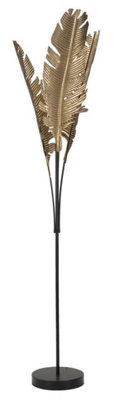 Lampadar auriu din metal, Soclu E27 Max 40W, ∅ 26 cm, Palm Mauro Ferretti
