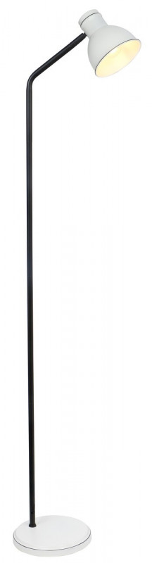Lampadar Zumba, Candellux, 35 x 142 cm, 1 x E27, 40W, alb/negru