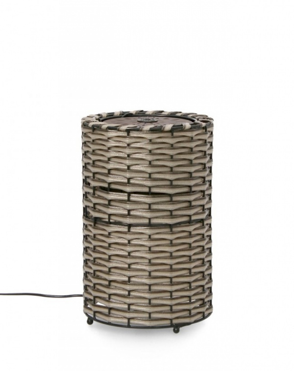 Fantana cilindrica, cu LED, 26,5x41 cm, Sachiko, Yes