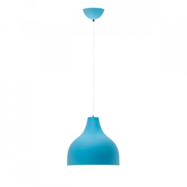 Lampa suspendata LED Umbrella 4, Max 15W, albastru, lumina calda, Kelektron
