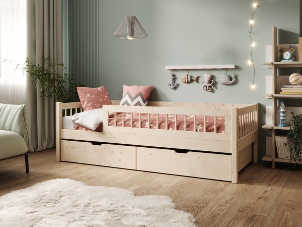 Pat pentru copii fara saltea. Flora, ADRK Furniture