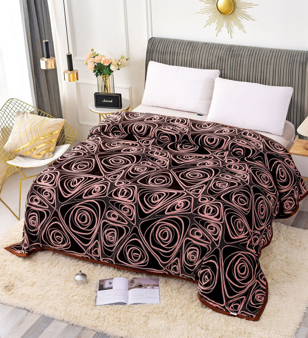 Patura Craciun Cocolino Simpla cu Bordura, 200 x 230 cm, Denisa, PJ-25